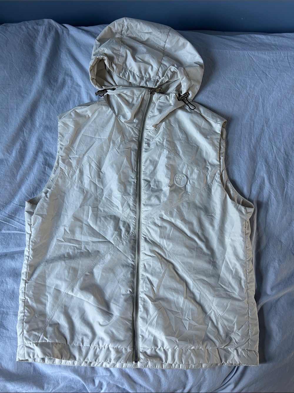 Light Cream Versace Hooded  Vest